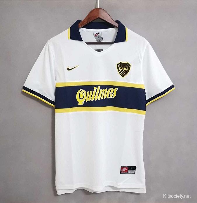 Retro Boca Juniors 03/04 home Soccer Jersey - Kitsociety