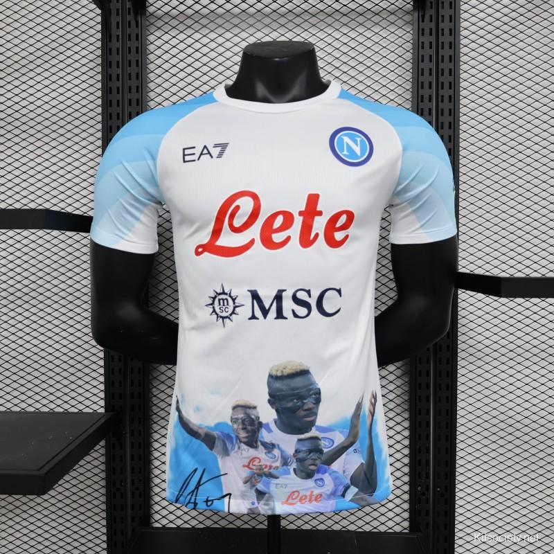 SSC Napoli 2021/22 'Maradona Game' EA7 Kit - FOOTBALL FASHION