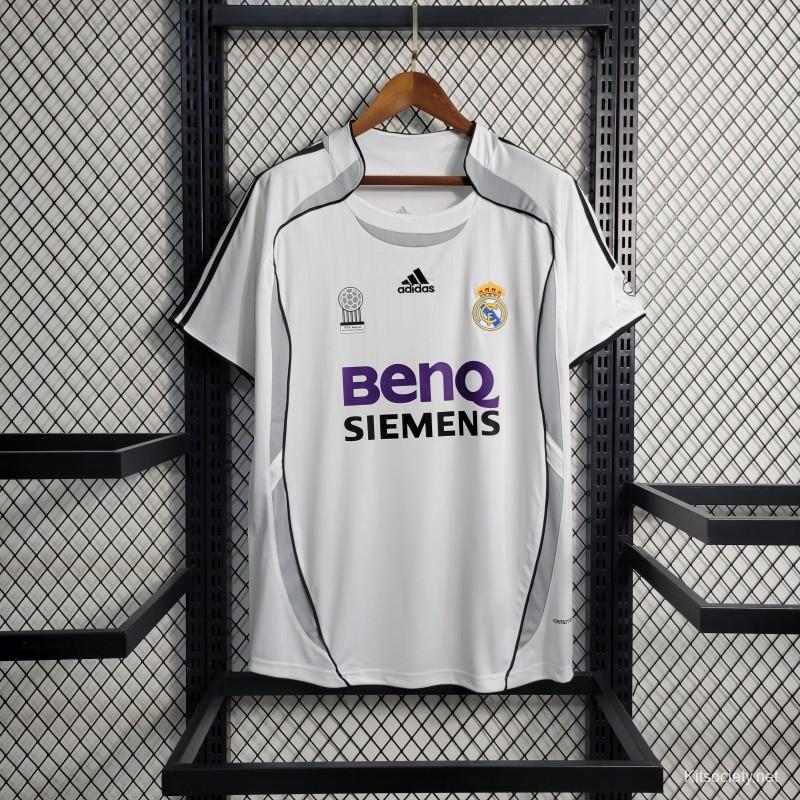 2006/07 Real Madrid Away Long Sleeve Retro Kit