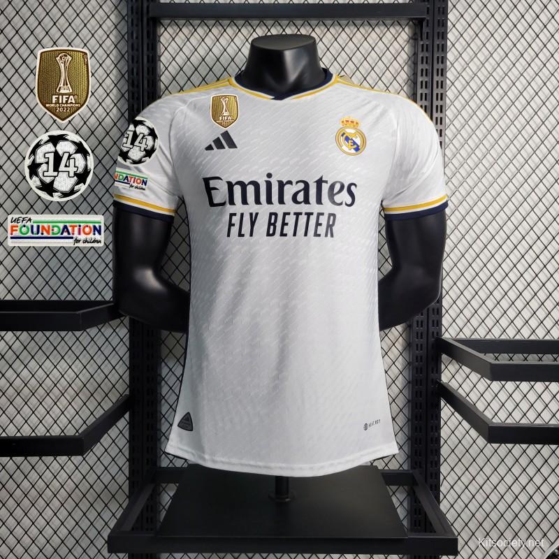 Real Madrid Custom Home 22/23 Soccer Jersey Full Kit And