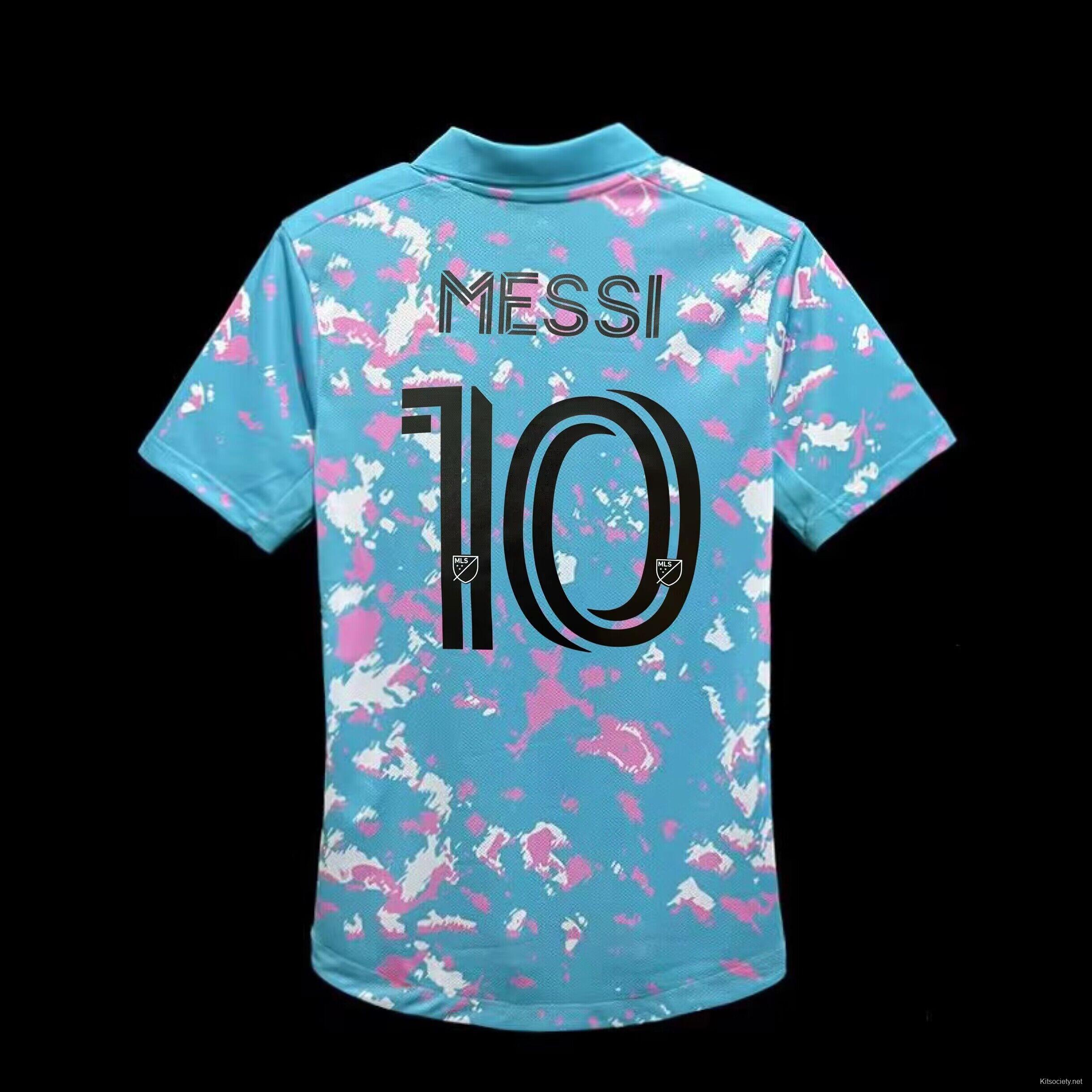 Player Version 23/24 Inter Miami MESSI Third Blue Jersey - Kitsociety