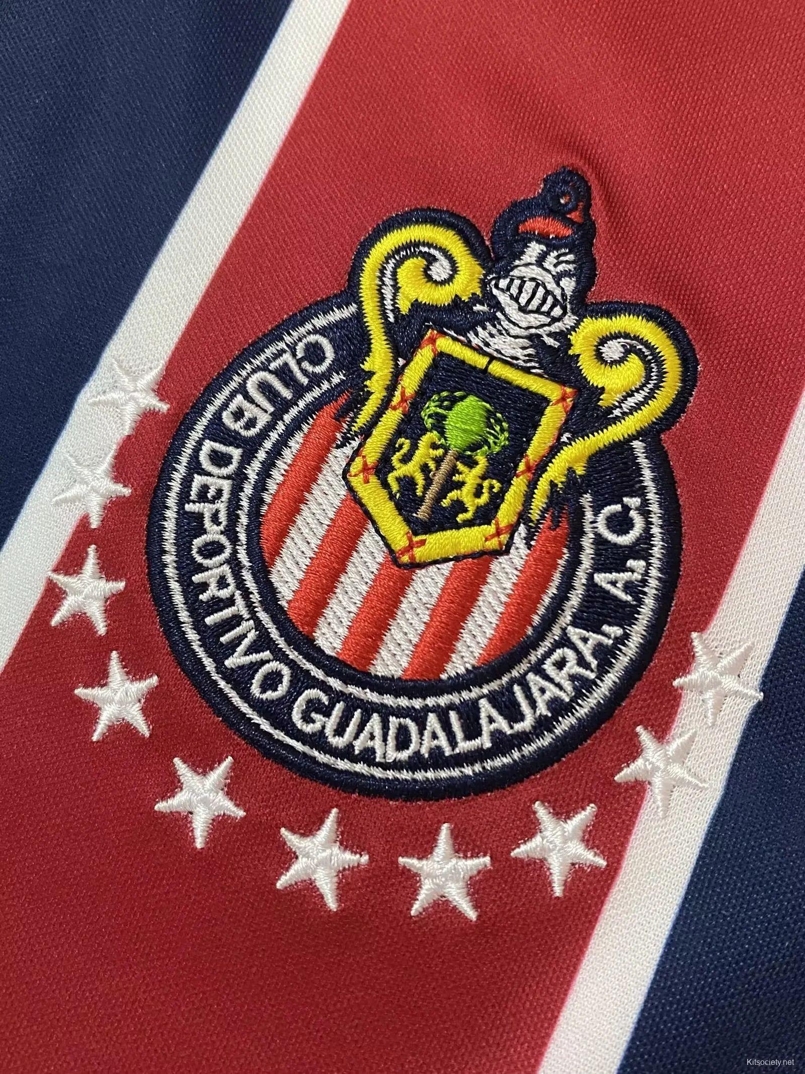 96/97 Chivas Guadalajara Home Jersey - Kitsociety