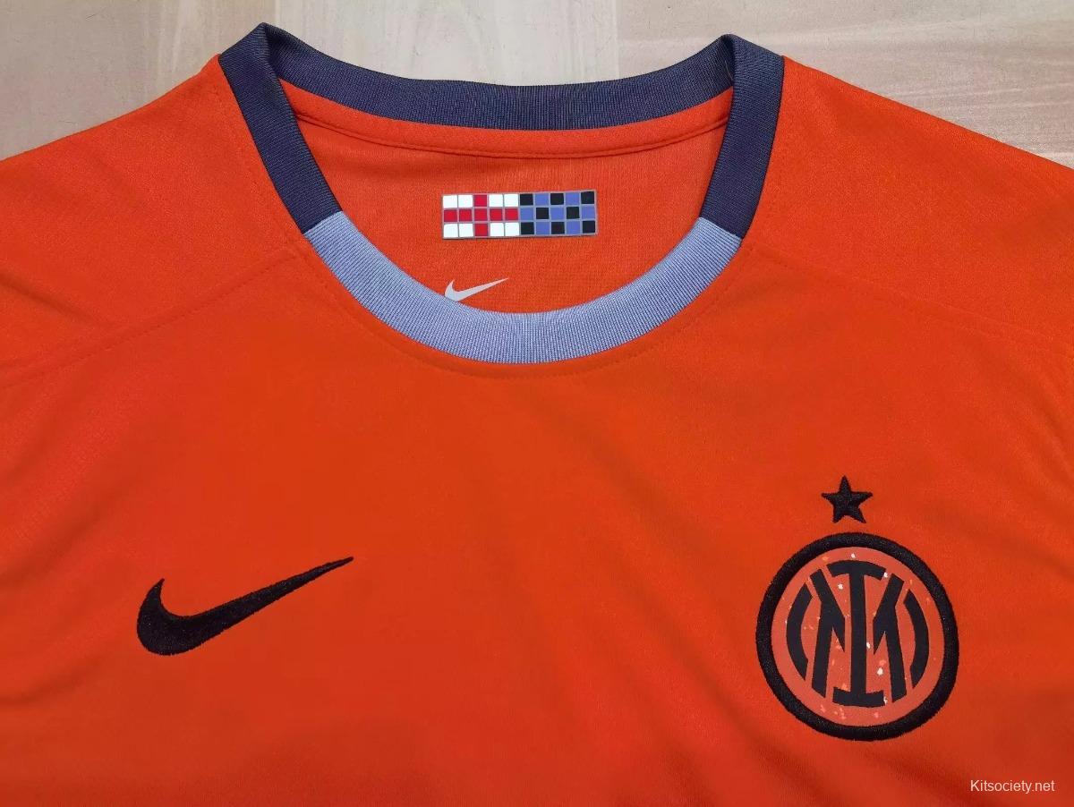 Player Version 23/24 Inter Milan Third Orange Jersey - Kitsociety