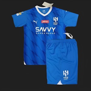 Al Hilal FC Saudi pro League Full kit for kids – Brands & Trends