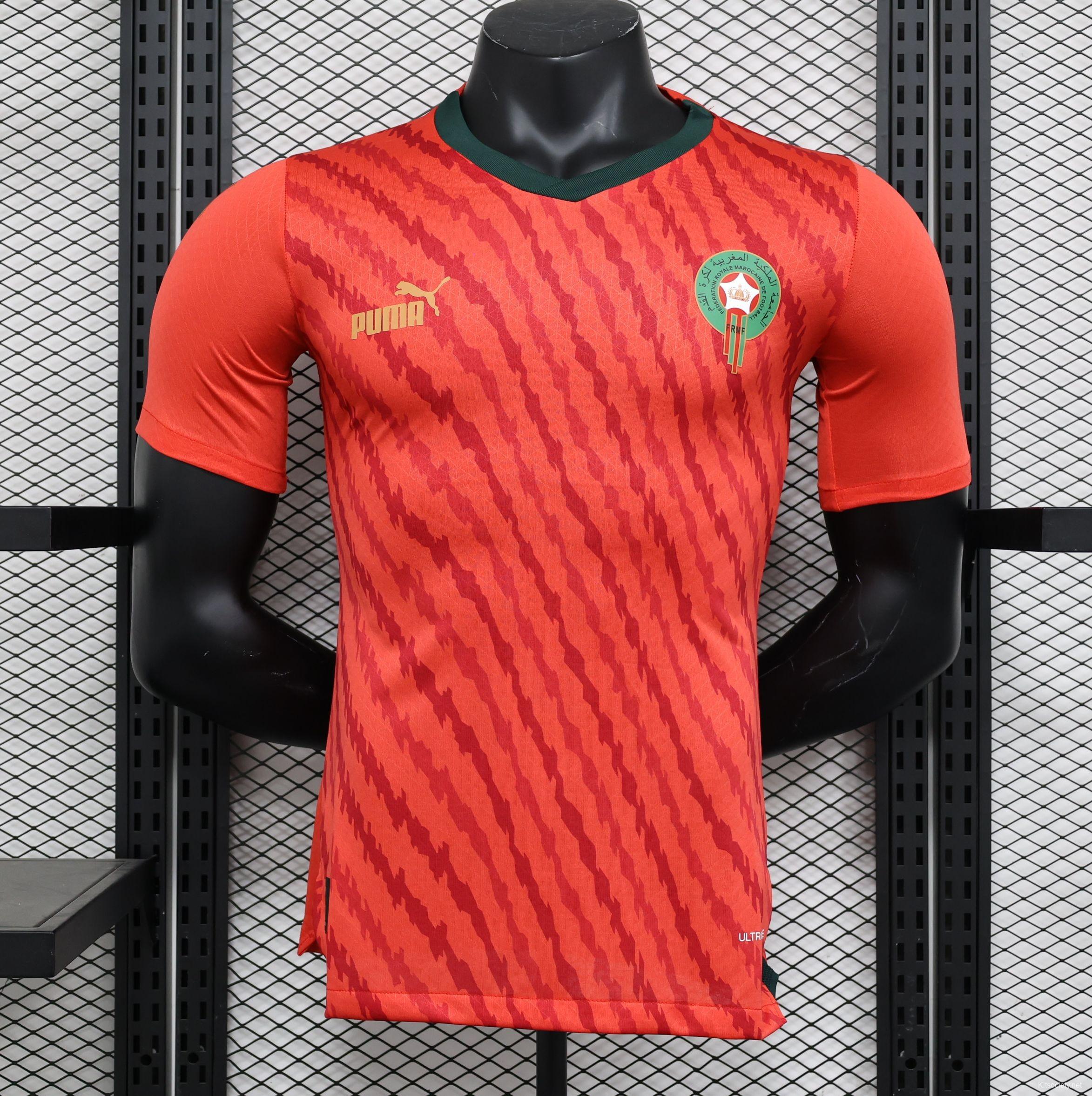 2022 Morocco Away Soccer Jersey - Kitsociety