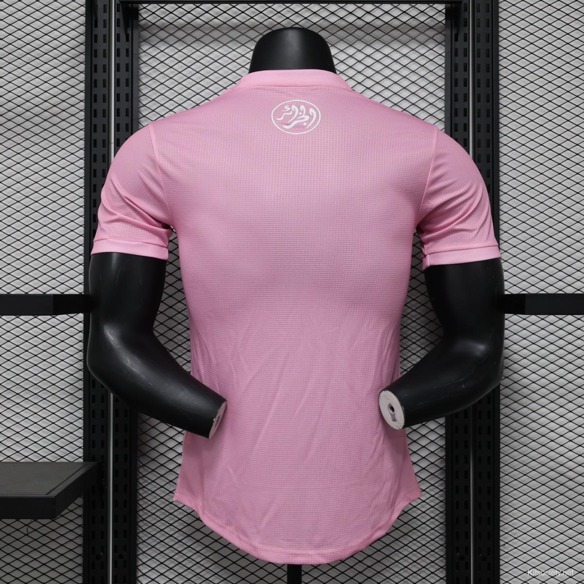 Player Version 2023 Algeria Pink Jersey - Kitsociety